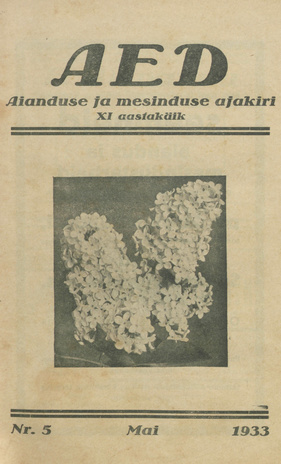 Aed : aianduse ajakiri ; 5 1933-05