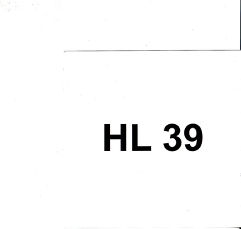 HL 39 : Eesti Muusikafondi heliarhiiv