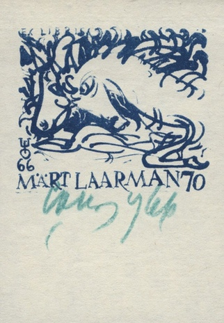 Ex libris Märt Laarman 70 