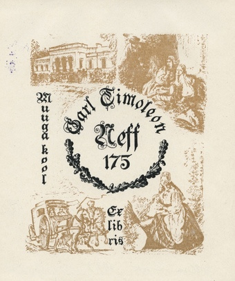 Carl Timoleon Neff 175 ex libris 