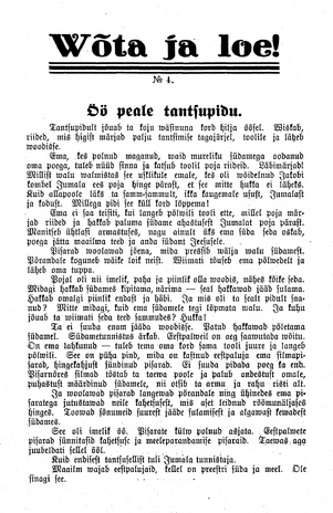 Wõta ja loe ; 4 1933