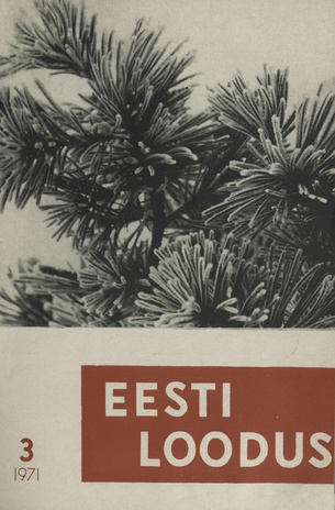 Eesti Loodus ; 3 1971-03