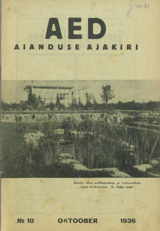 Aed : aianduse ajakiri ; 10 1936-10