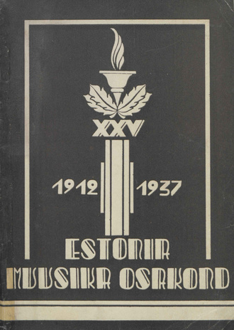 Estonia Muusika osakond : 1912-1937