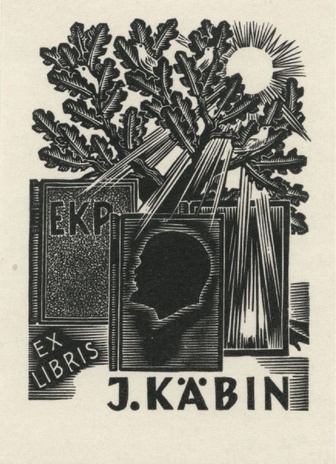 Ex libris J. Käbin 