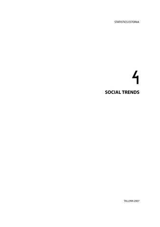 Social trends ; 4