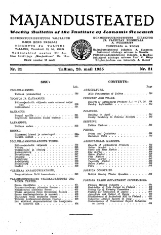 Majandusteated ; 21 1935-05-28