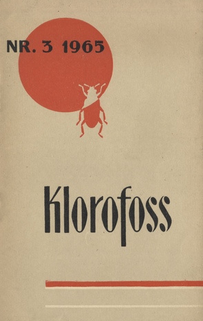 Klorofoss [nr. 3 1965]