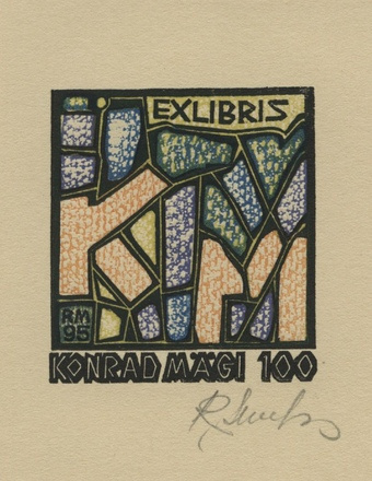 Ex libris Konrad Mägi 100 