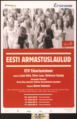 Eesti armastuslaulud : ETV Tütarlastekoor 