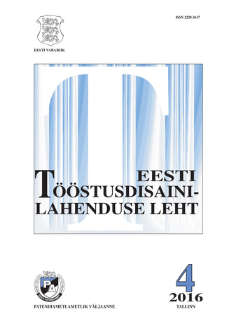 Eesti Tööstusdisainilahenduse Leht ; 4 2016