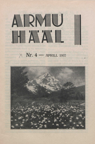 Armu Hääl ; 4 1937-04-09