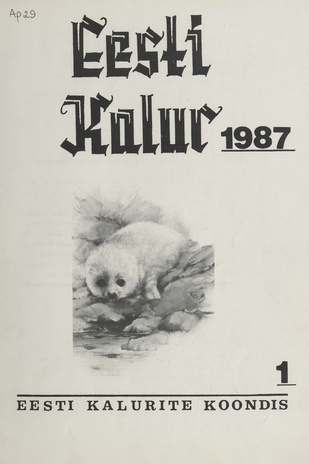 Eesti Kalur ; 1 1987-01
