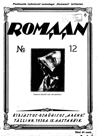 Romaan ; 12 (198) 1930-06