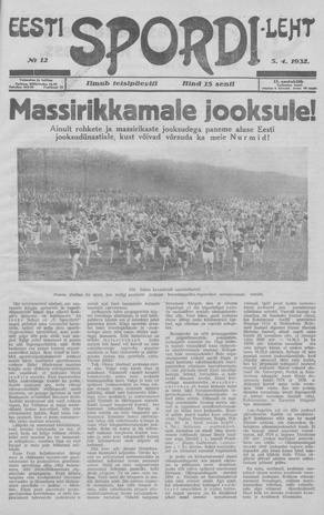 Eesti Spordileht ; 12 1932-04-05