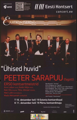Peeter Sarapuu, ERSO kontsertmeistrid 