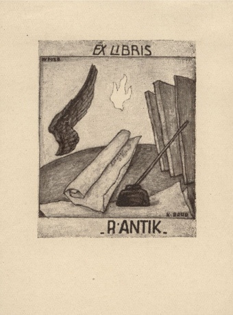 Ex libris R. Antik 