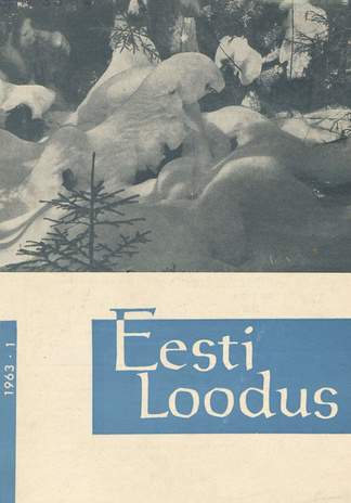 Eesti Loodus ; 1 1963-01/02