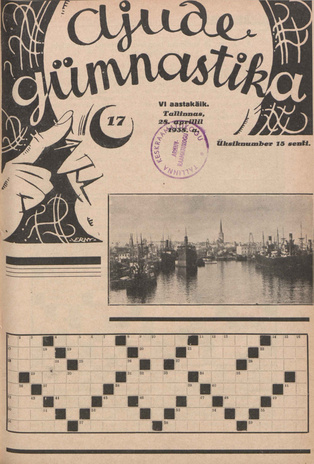 Ajude Gümnastika : ristsõnamõistatuste ajakiri ; 17 1938-04-28