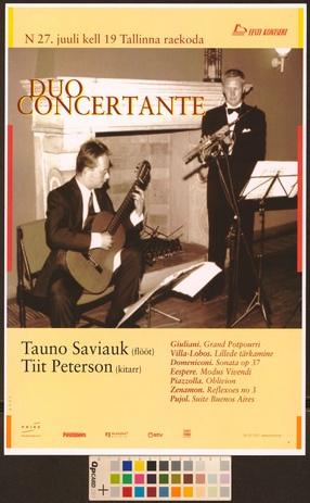 Duo Concertante : Tauno Saviauk, Tiit Peterson 