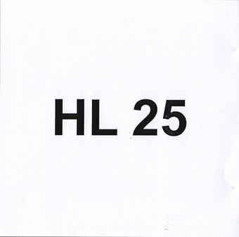 HL 25 : Eesti Muusikafondi heliarhiiv