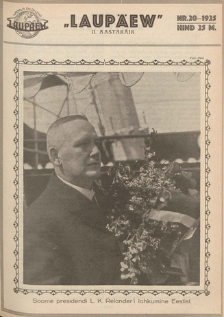 Laupäev : nädala pildileht ; 20 1925