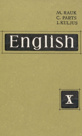 English : õpik X klassile