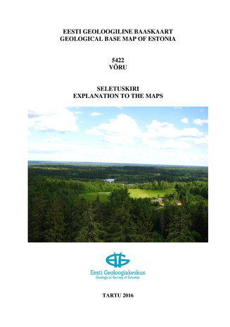Eesti geoloogiline baaskaart. 5422, Võru : seletuskiri