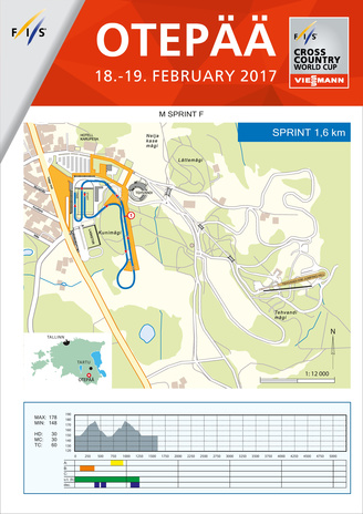 Otepää 18.-19. February 2017 : FIS Cross Country World Cup : sprint 1,6 km 