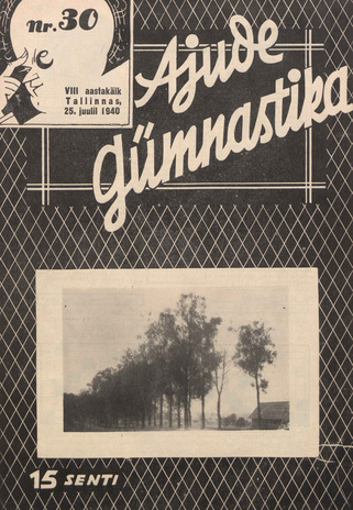 Ajude Gümnastika : ristsõnamõistatuste ajakiri ; 30 1940-07-25