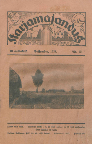 Karjamajandus ; 12 1928-12