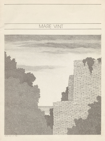 Mare Vint : litod ja joonistused, Draakoni Galeriis, 27. aprill - 21. mai, 1988