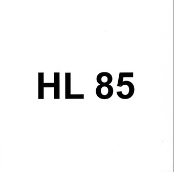 HL 85 : Eesti Muusikafondi heliarhiiv