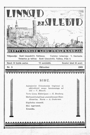 Linnad ja Alevid ; 5 1933-10
