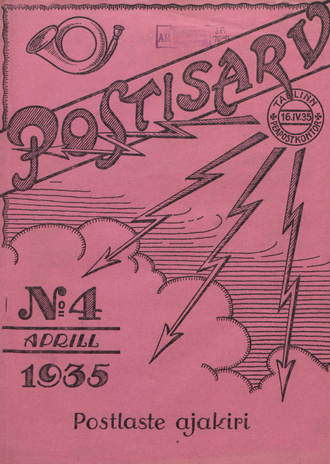 Postisarv : Postlaste ajakiri ; 4 (21) 1935-04-16