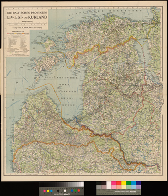 Die Baltischen Provinzen Liv-, Est- und Kurland