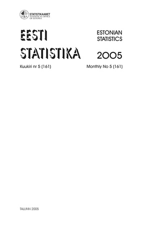 Eesti Statistika ; 5