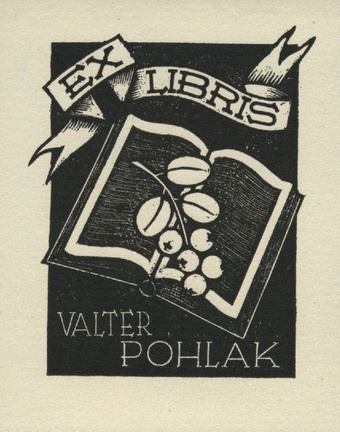 Ex libris Valter Pohlak 