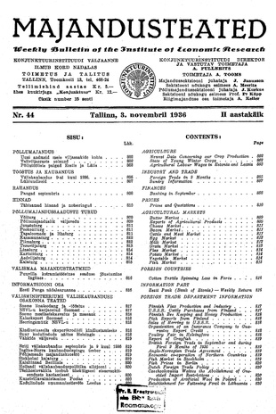 Majandusteated ; 44 1936-11-03