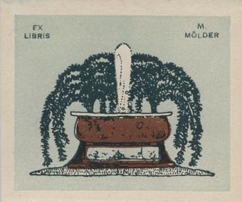 Ex libris M. Mölder 
