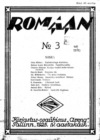 Romaan ; 3 (69) 1925-02