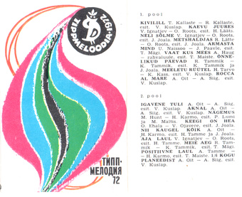 Tippmeloodia-1972 : Типпмелодия 72