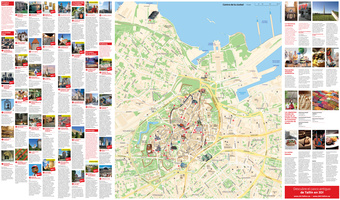 Tallinn : mapa de la ciudad, 2015 