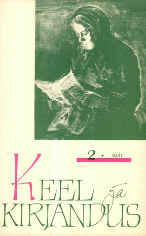 Keel ja Kirjandus ; 2 1981-02