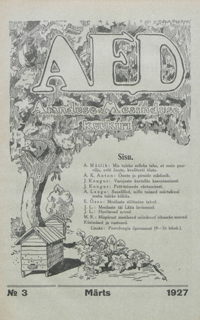 Aed : aianduse ajakiri ; 3 1927-03