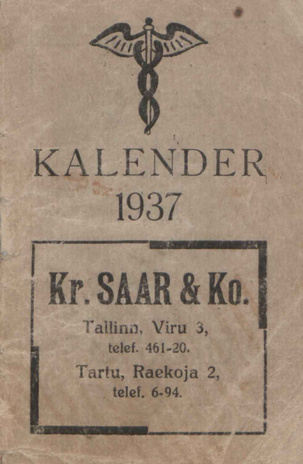 Tähtraamat 1937 ; 1936