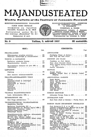Majandusteated ; 9 1937-03-02