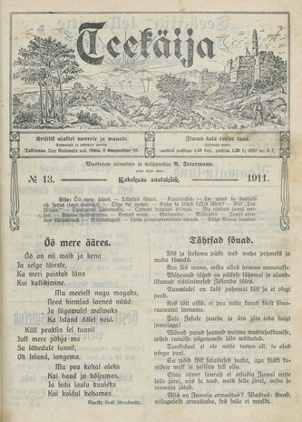 Teekäija : Eesti Baptisti Koguduse Ühenduse häälekandja ; 13 1911