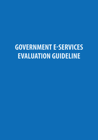 Government e-services evaluation guideline
