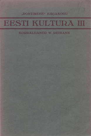 Eesti Kultura. 3
